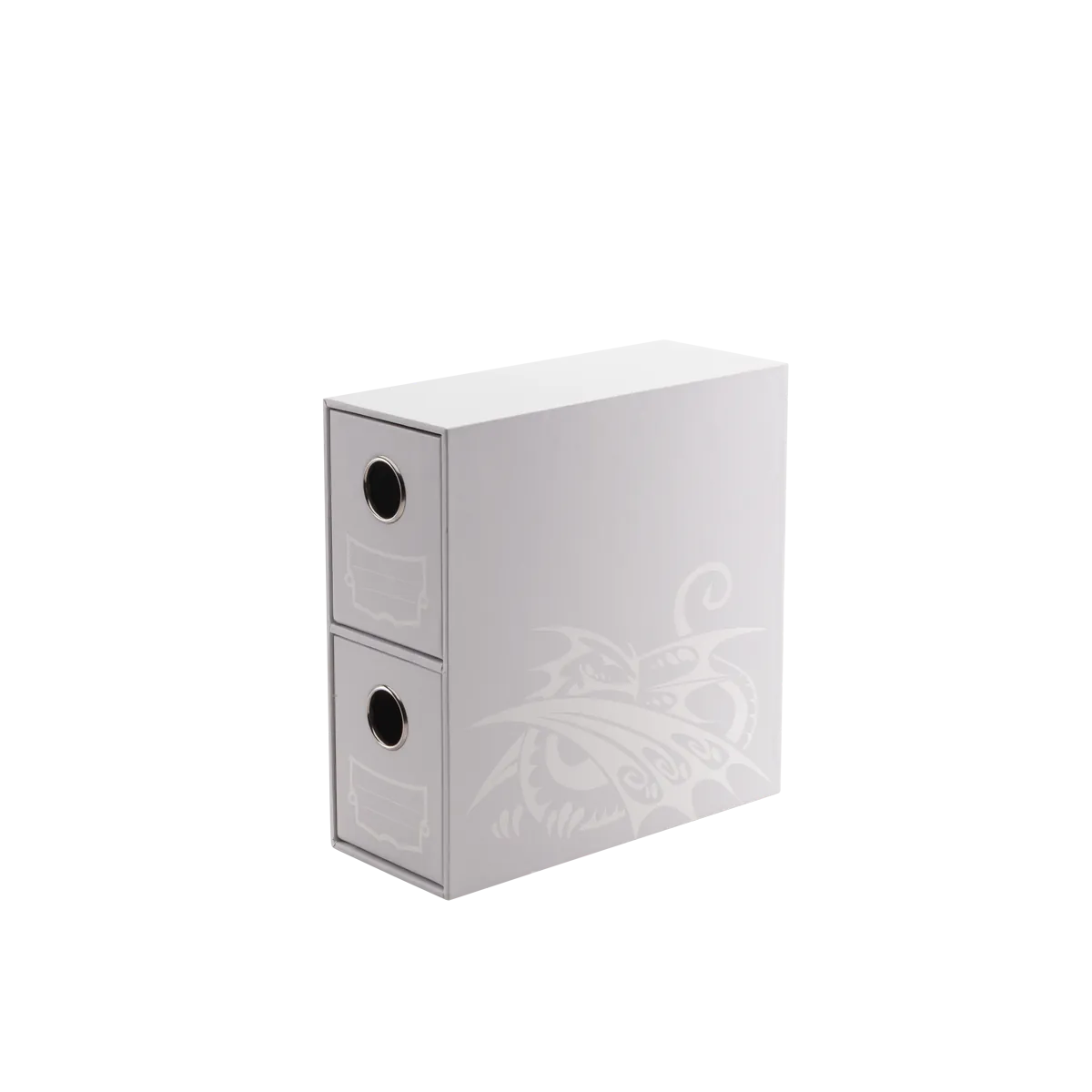 DS - Fortress Card Drawers: White [Vertical] (2 Drawers)
