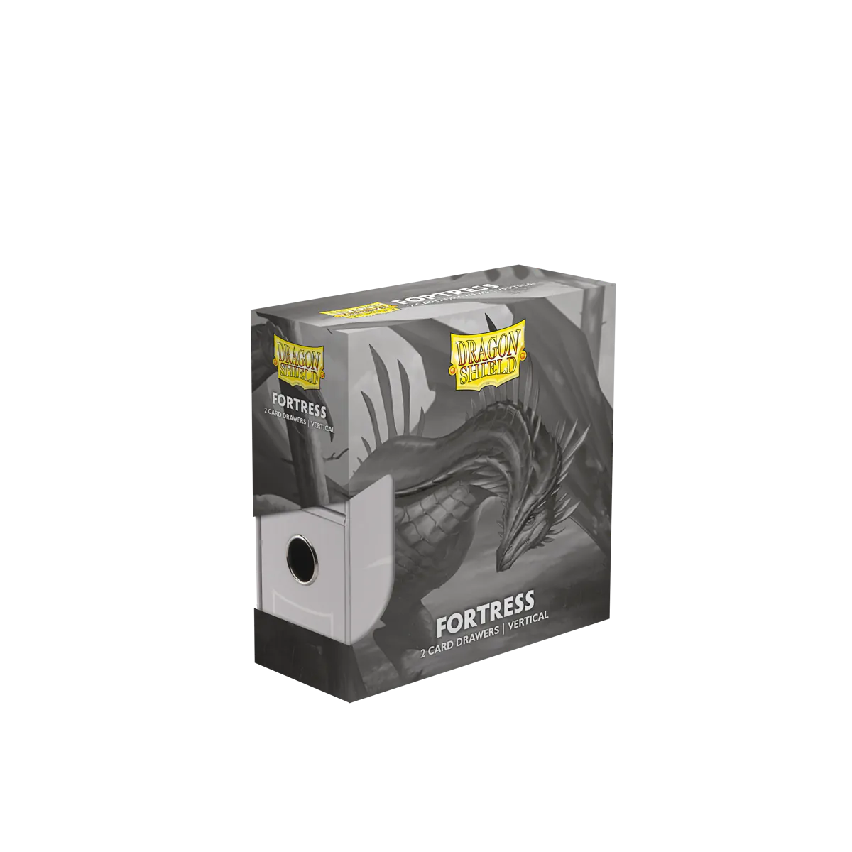 DS - Fortress Card Drawers: White [Vertical] (2 Drawers)
