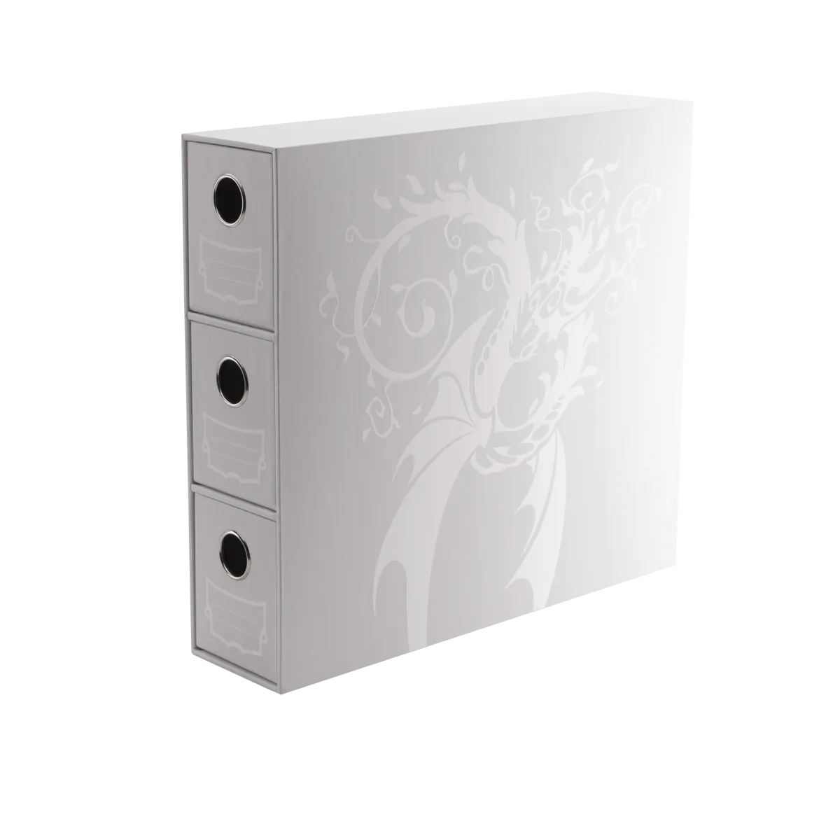 DS - Fortress Card Drawers: White [Vertical] (3 Drawers XL)