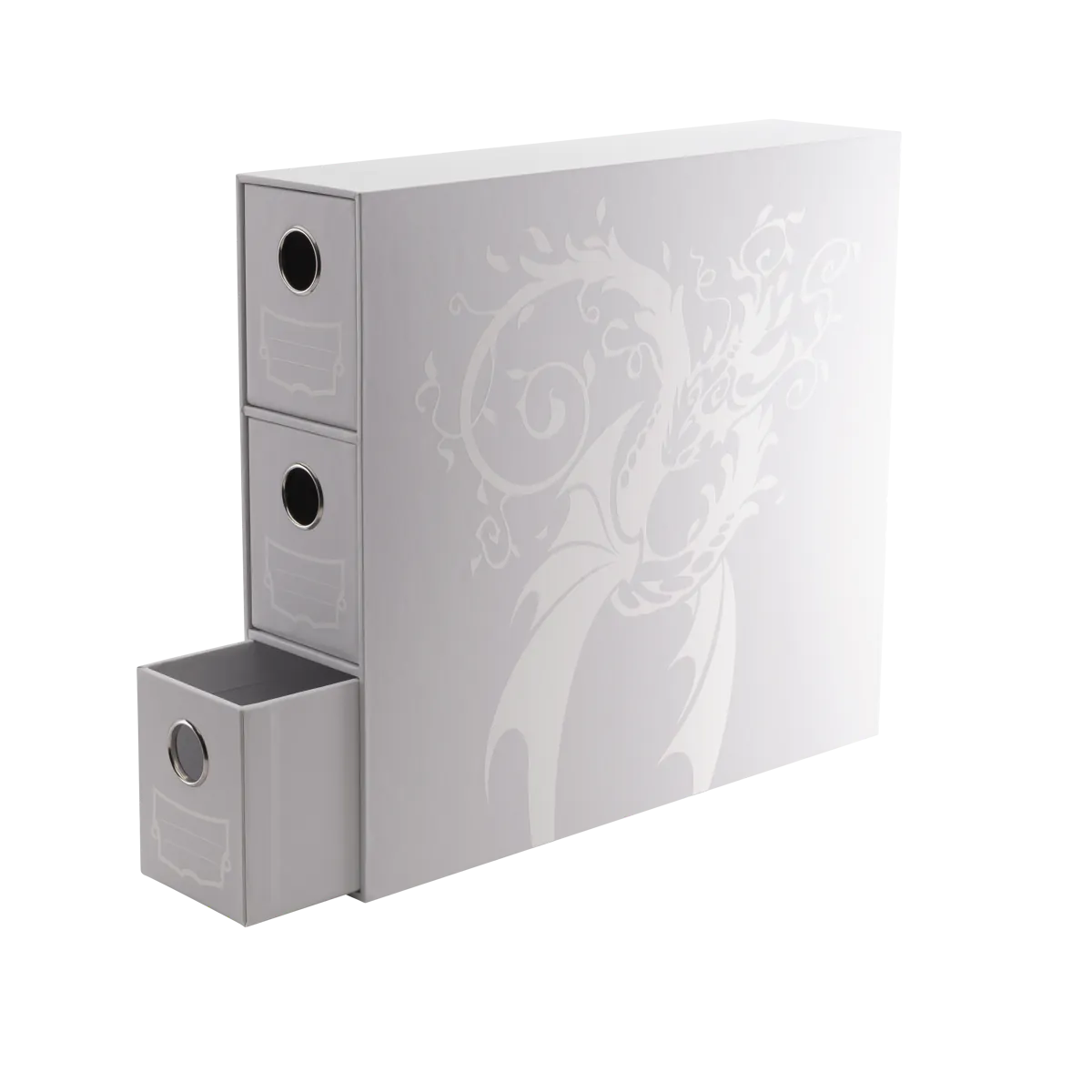 DS - Fortress Card Drawers: White [Vertical] (3 Drawers XL)