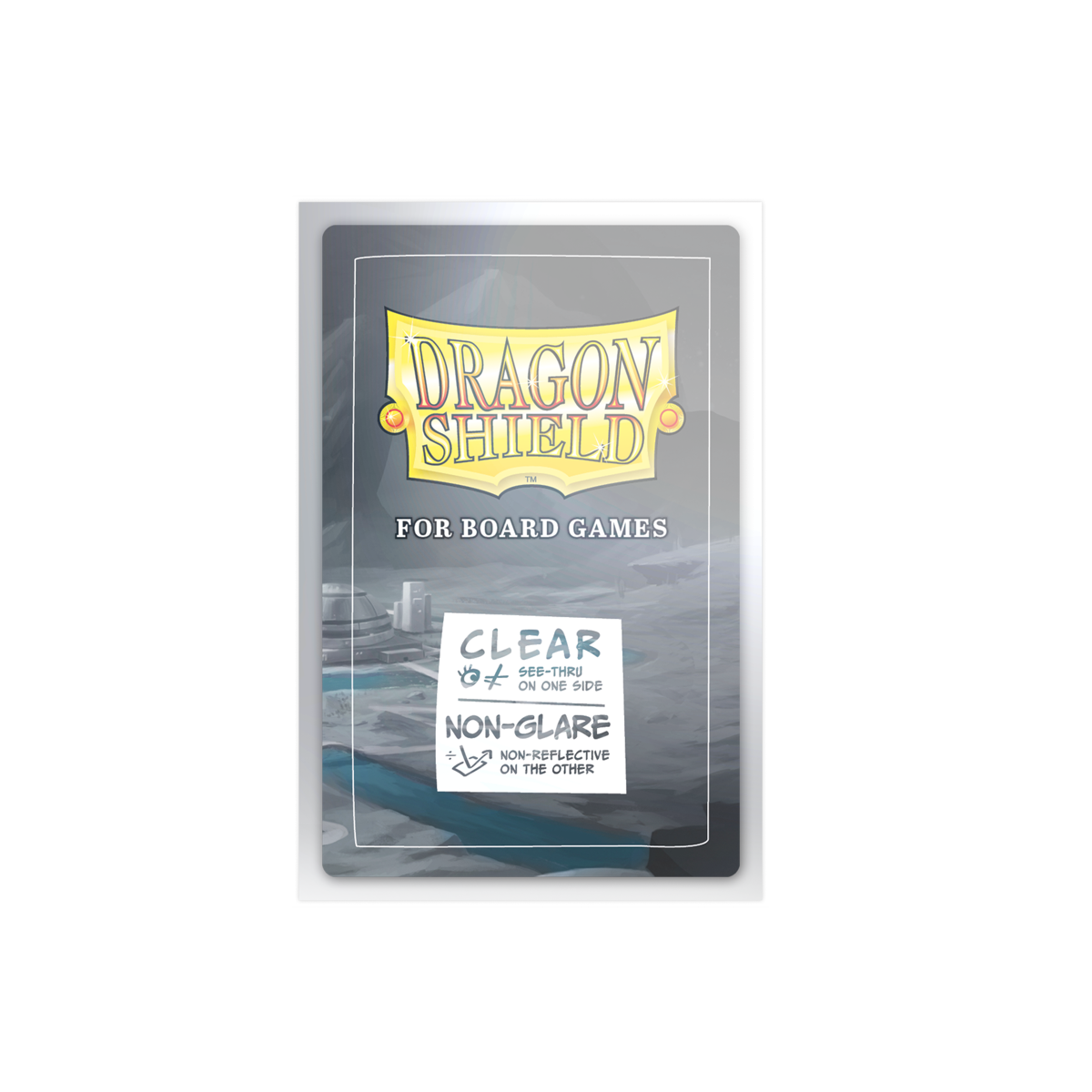 DS - Board Games Sleeves Clear/Non-Glare: 57x89mm [American Standard] (100 Sleeves)