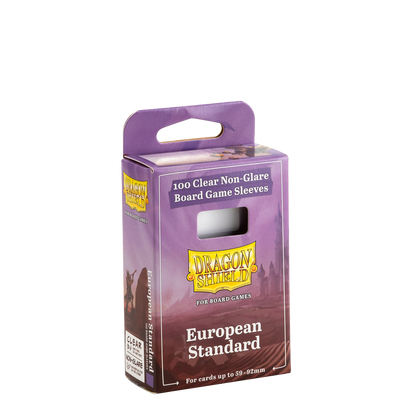 DS - Board Games Sleeves Clear/Non-Glare: 59x92mm [European Standard] (100 Sleeves)