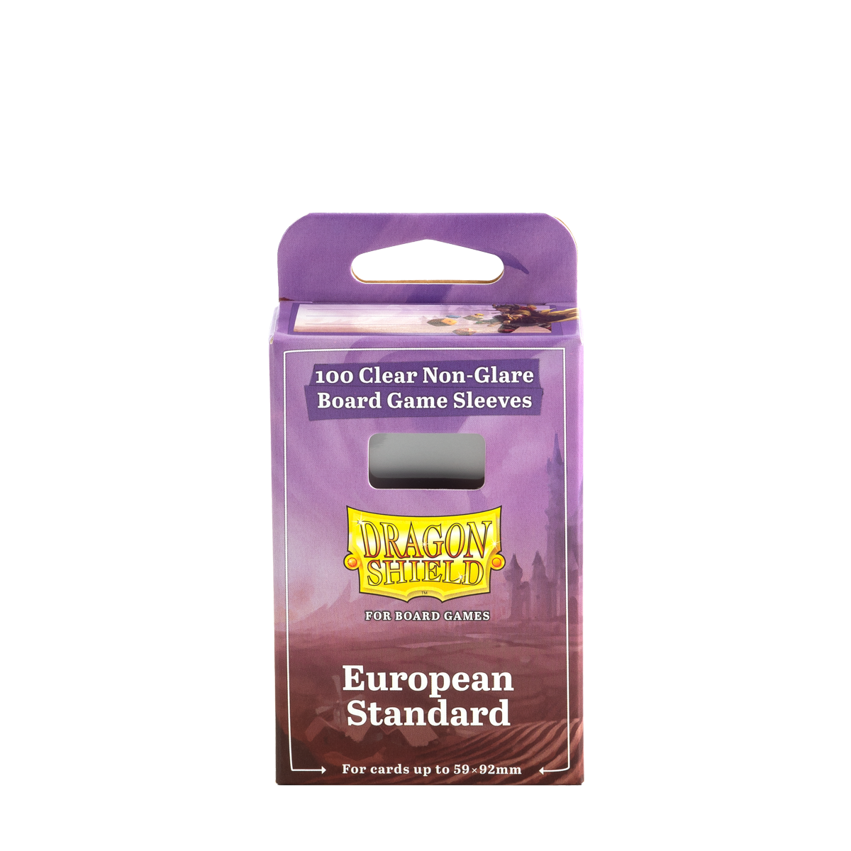 DS - Board Games Sleeves Clear/Non-Glare: 59x92mm [European Standard] (100 Sleeves)