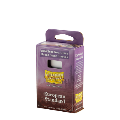 DS - Board Games Sleeves Clear/Non-Glare: 59x92mm [European Standard] (100 Sleeves)