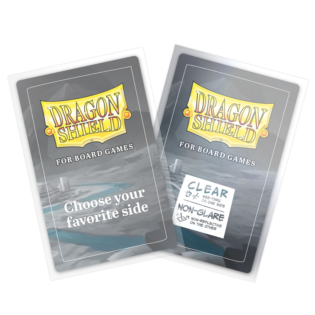 DS - Board Games Sleeves Clear/Non-Glare: 59x92mm [European Standard] (100 Sleeves)