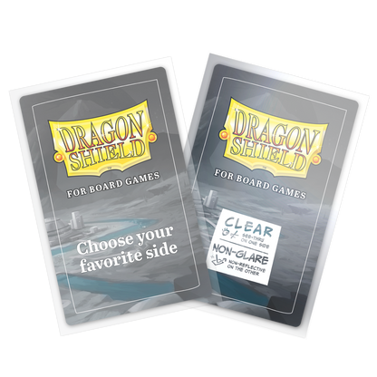 DS - Board Games Sleeves Clear/Non-Glare: 59x92mm [European Standard] (100 Sleeves)
