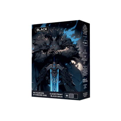 Baba Sleeves - Matte Hüllen Schwarz Standard Size (100 Sleeves)