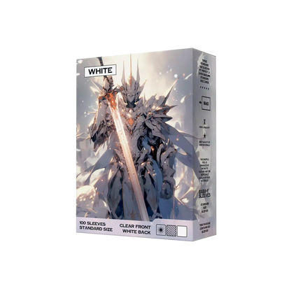 Baba Sleeves - Matte Hüllen Weiß Standard Size (100 Sleeves)