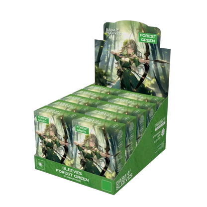 Baba Sleeves - Matte Hüllen Apfel Grün Standard Size (100 Sleeves)