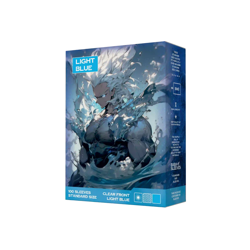 Baba Sleeves - Matte Hüllen Hellblau Standard Size (70 Sleeves)