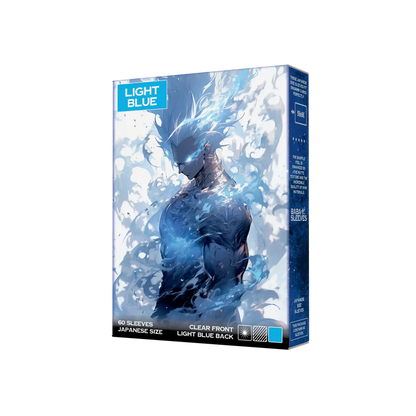 Baba Sleeves - Matte Hellblaue / Light Blue Hüllen Japan Size (60 Sleeves)