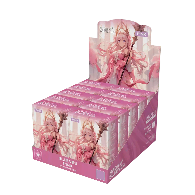Baba Sleeves - Matte Hüllen Pink Standard Size (100 Sleeves)