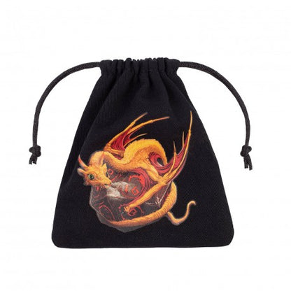 Q Workshop - Dragon: Black & adorable Dice Bag