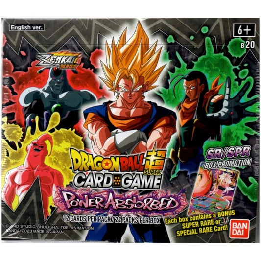 Dragon Ball Super Card Game (DBSCG) - Zenkai Series Set 03 - Power Absorbed [DBS-B20] - Booster Display (24 Booster Packs) - EN