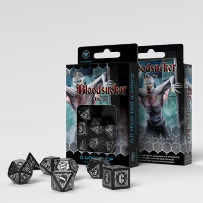 Q Workshop - Bloodsucker: Nocturnal 7pc RPG Dice Set