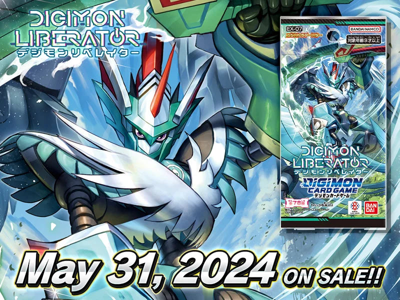 Digimon Card Game (DCG) - Digimon Liberator [EX07] - Booster Display (24 Booster Packs) - EN