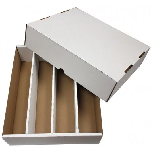 Cardboard box / fold-out box for trading cards (for 4,000 cards)