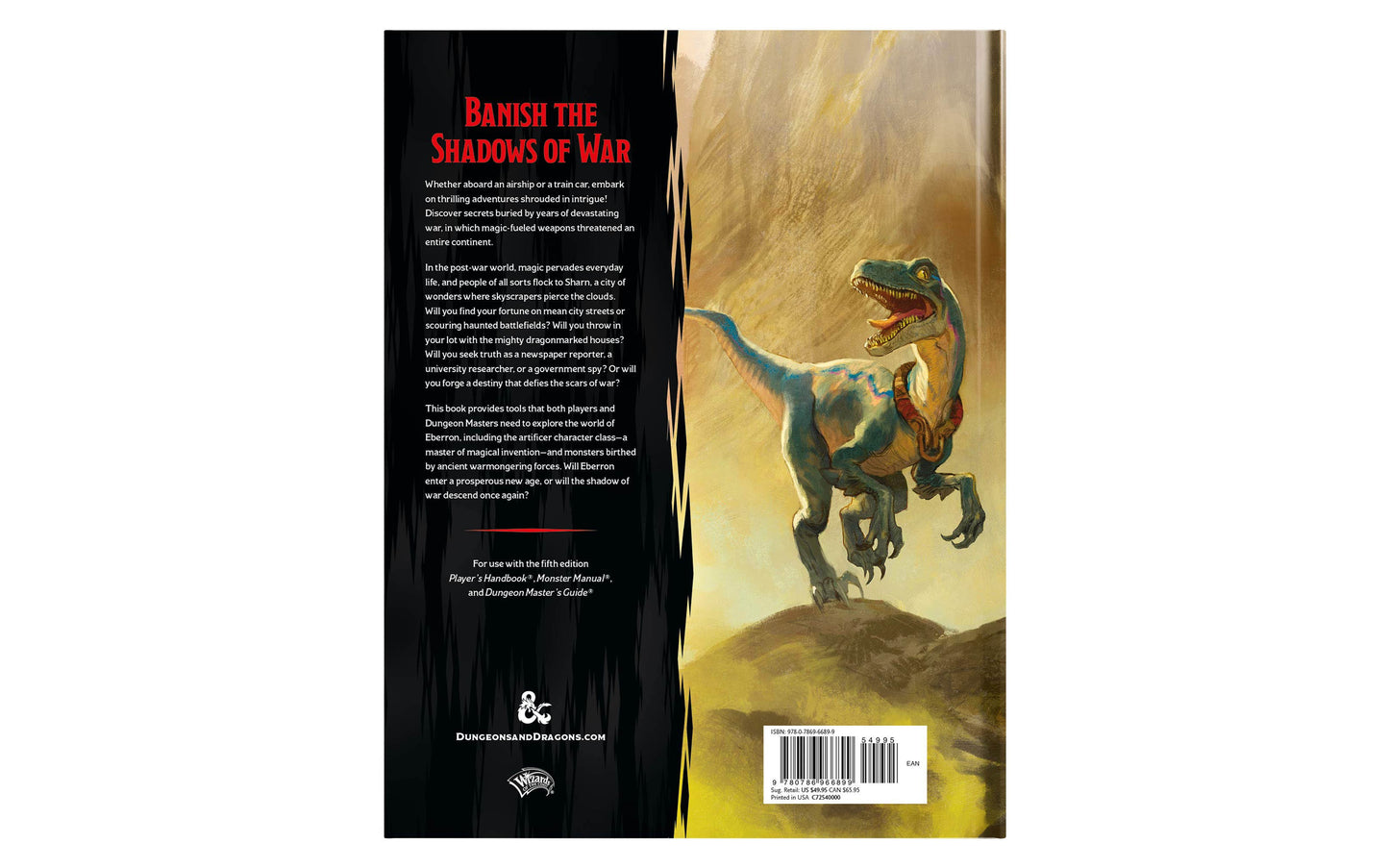 D&D - Eberron Rising from the Last War Hard Cover [China] - EN