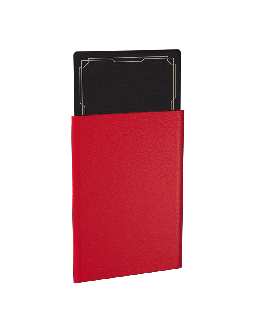 Gatherers' Tavern - DOMARU Regular Fit Standard Sleeves: Balefire Red (100 Sleeves)