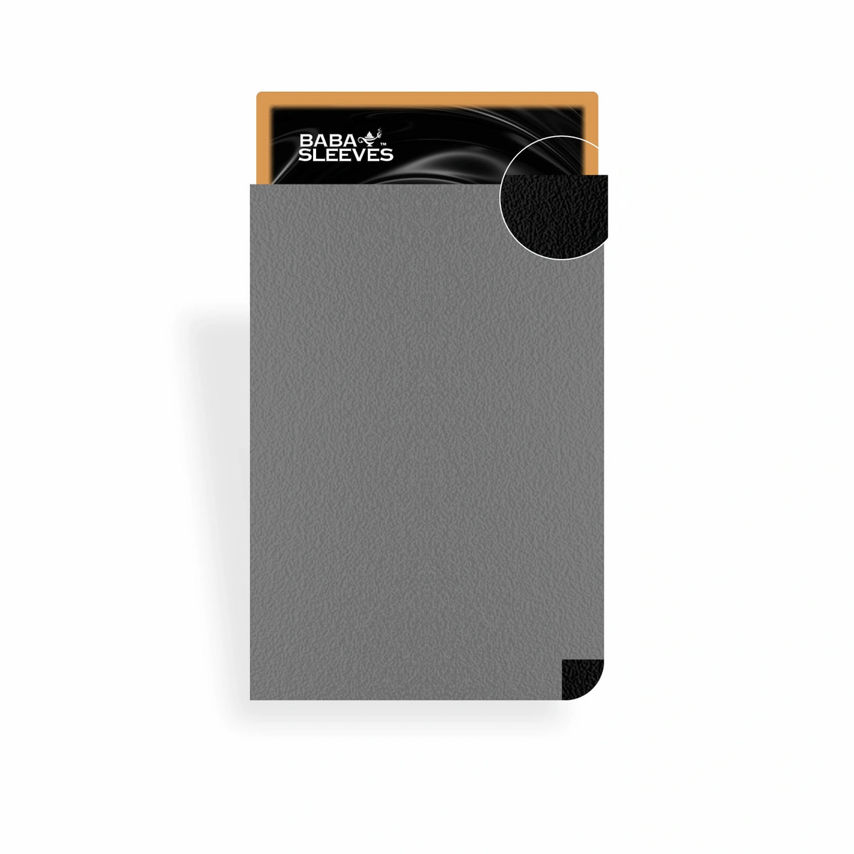 Baba Sleeves - Matte Dual Grau / Iron Grey Hüllen Standard Size (100 Sleeves)