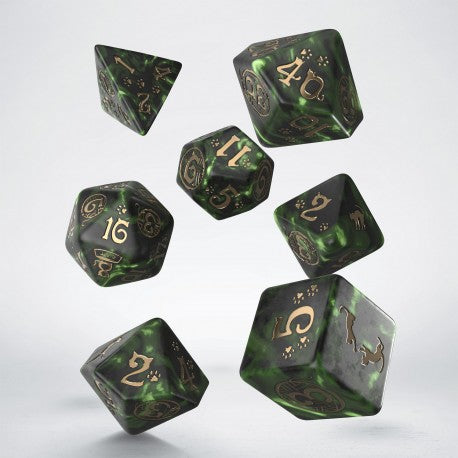 Q Workshop - CATS: Pixel 7pc RPG Dice Set