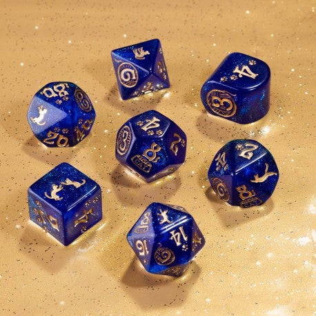 Q Workshop - CATS: Meowster 7pc RPG Dice Set