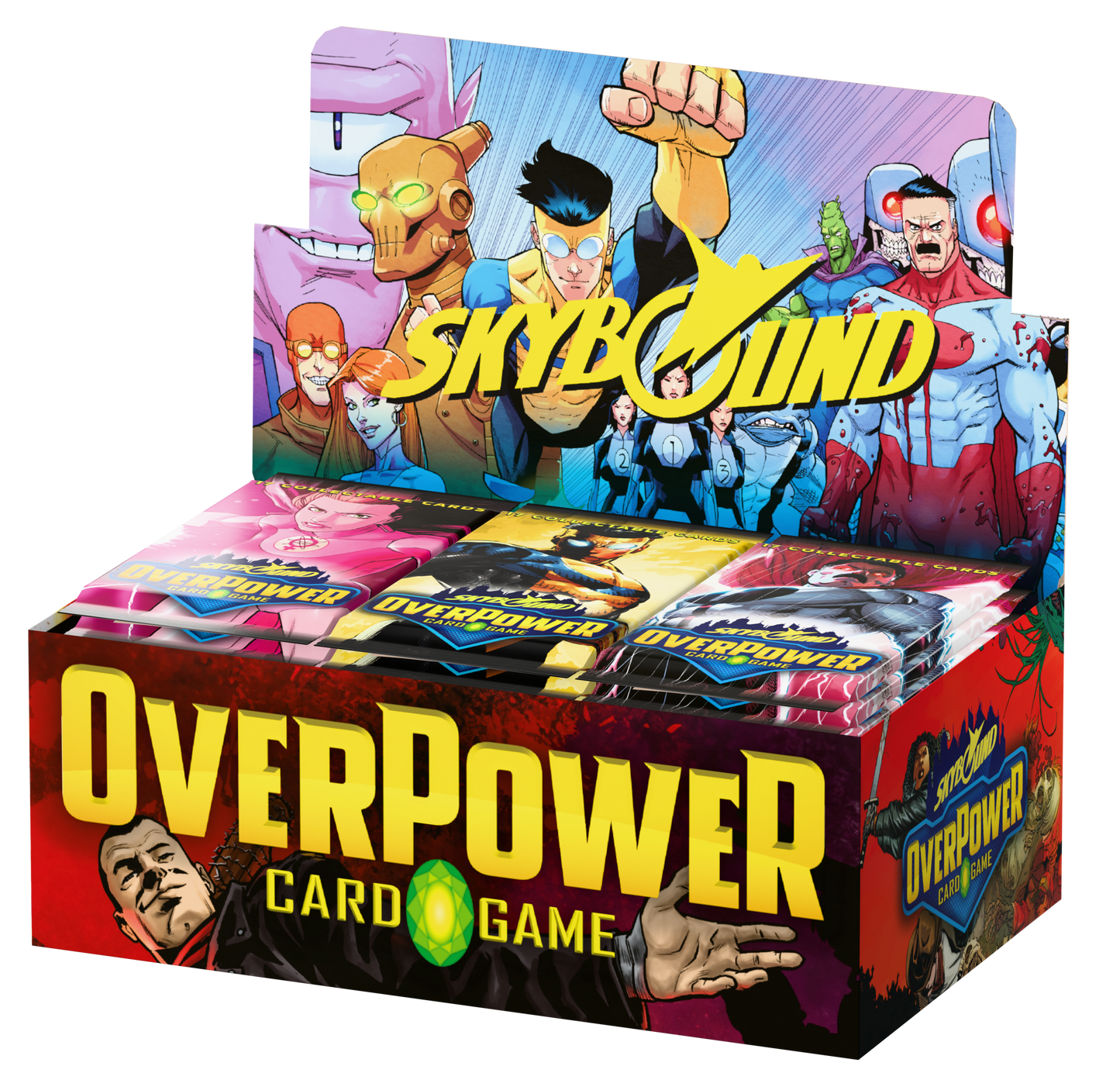 OverPower TCG - Skybound (Invincible/The Walking Dead) Booster Display (36 Boosters) - EN
