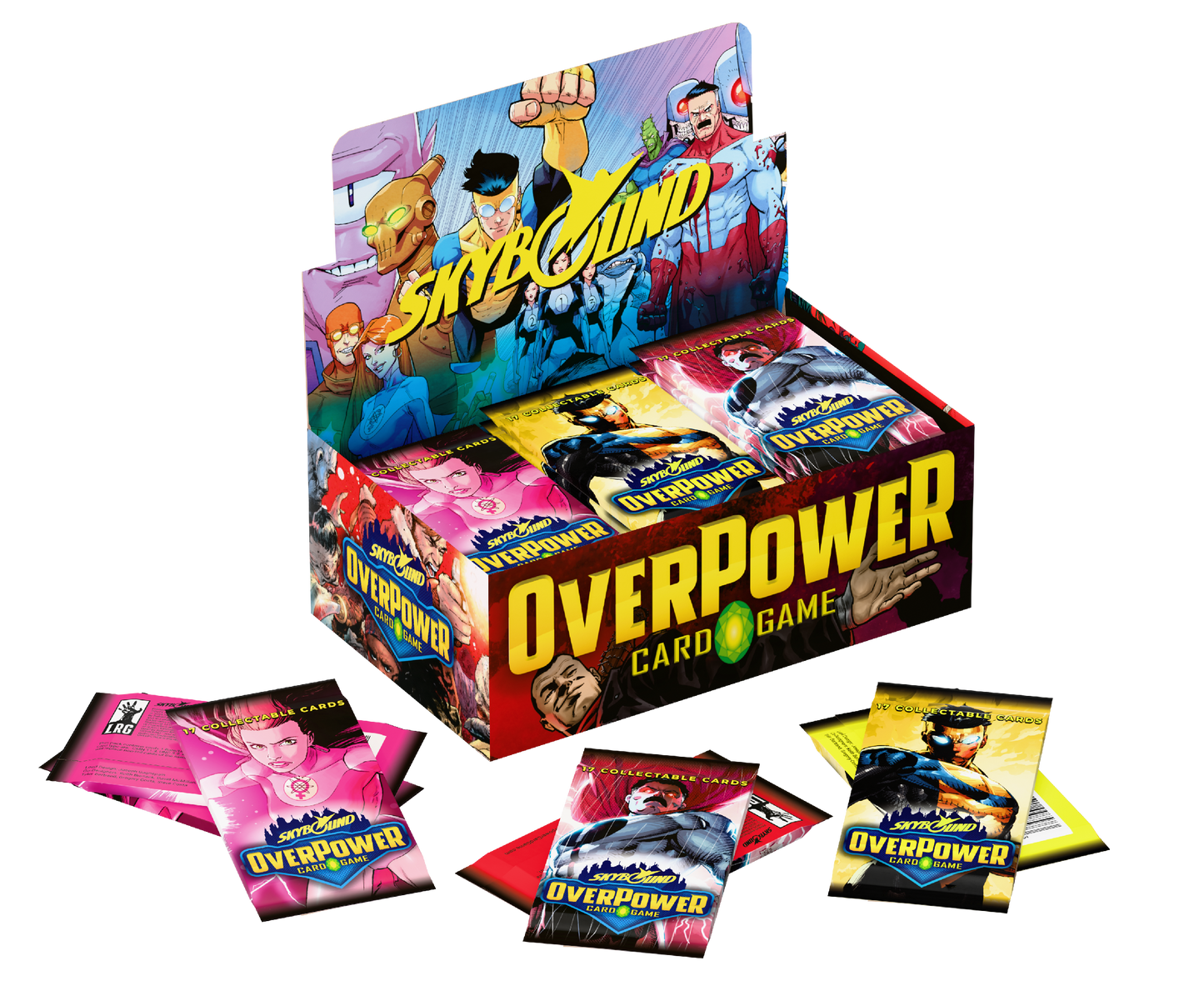 OverPower TCG - Skybound (Invincible/The Walking Dead) Booster Display (36 Boosters) - EN