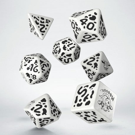 Q Workshop - Cow: MOOzilla 7pc RPG Dice Set