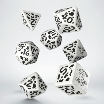 Q Workshop - Cow: MOOzilla 7pc RPG Dice Set