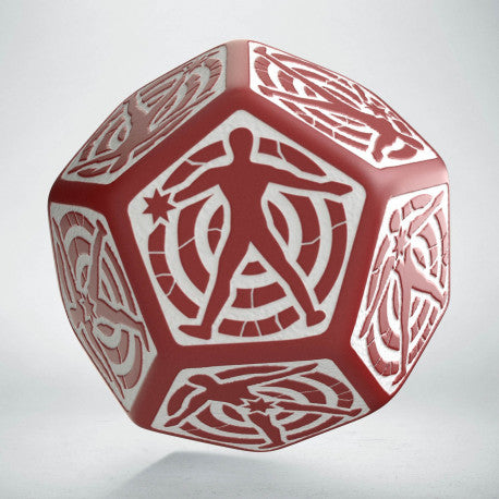 Q Workshop - Hit Location Die: D12 Red & white