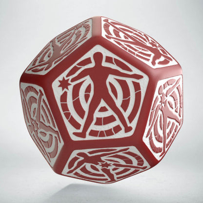 Q Workshop - Hit Location Die: D12 Red & white