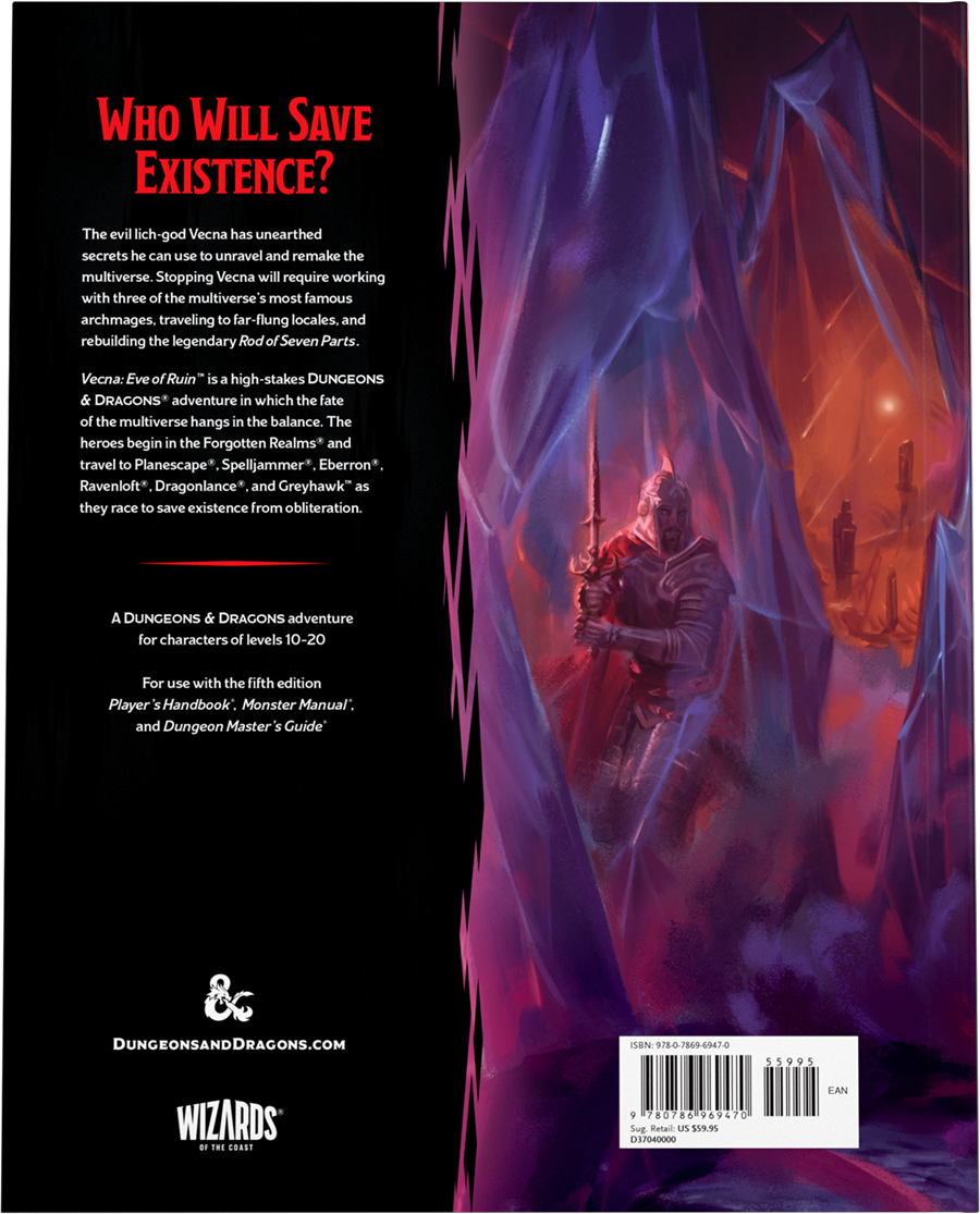 D&D - Vecna: Eve of Ruin Hard Cover - EN