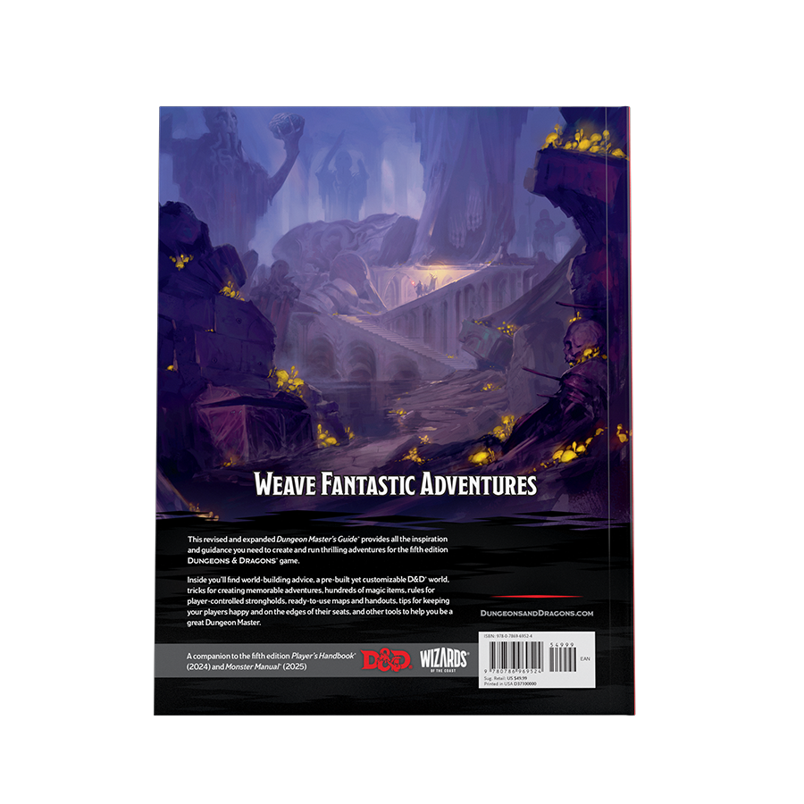 D&D - Dungeon Master's Guide 2024 Hard Cover - DE