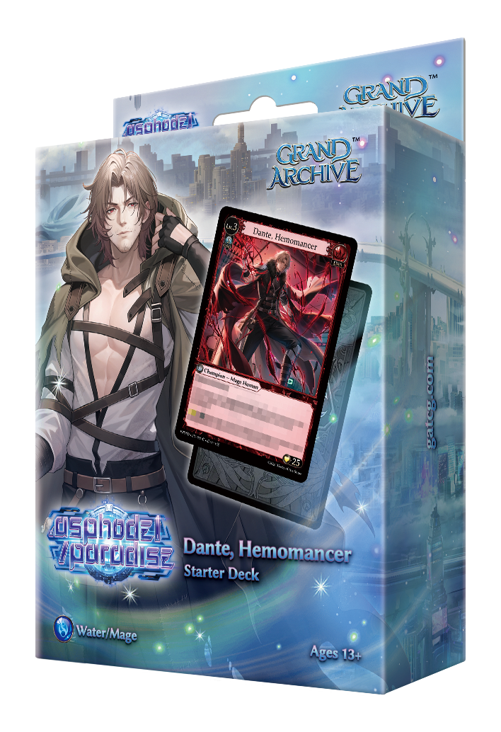 Grand Archive TCG - .asphodel/paradise: Starter Deck Display: Dante, Hemomancer (8 Decks) - EN