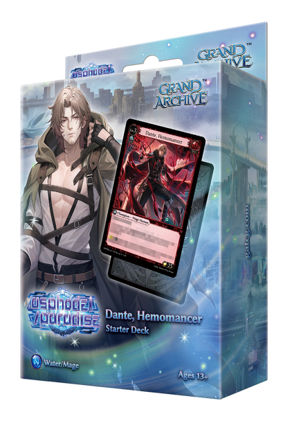 Grand Archive TCG - .asphodel/paradise: Starter Deck Display: Dante, Hemomancer (8 Decks) - EN