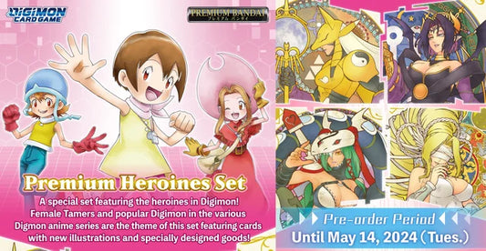 Digimon Card Game (DCG) - Premium Heroines Set [PB18] - EN