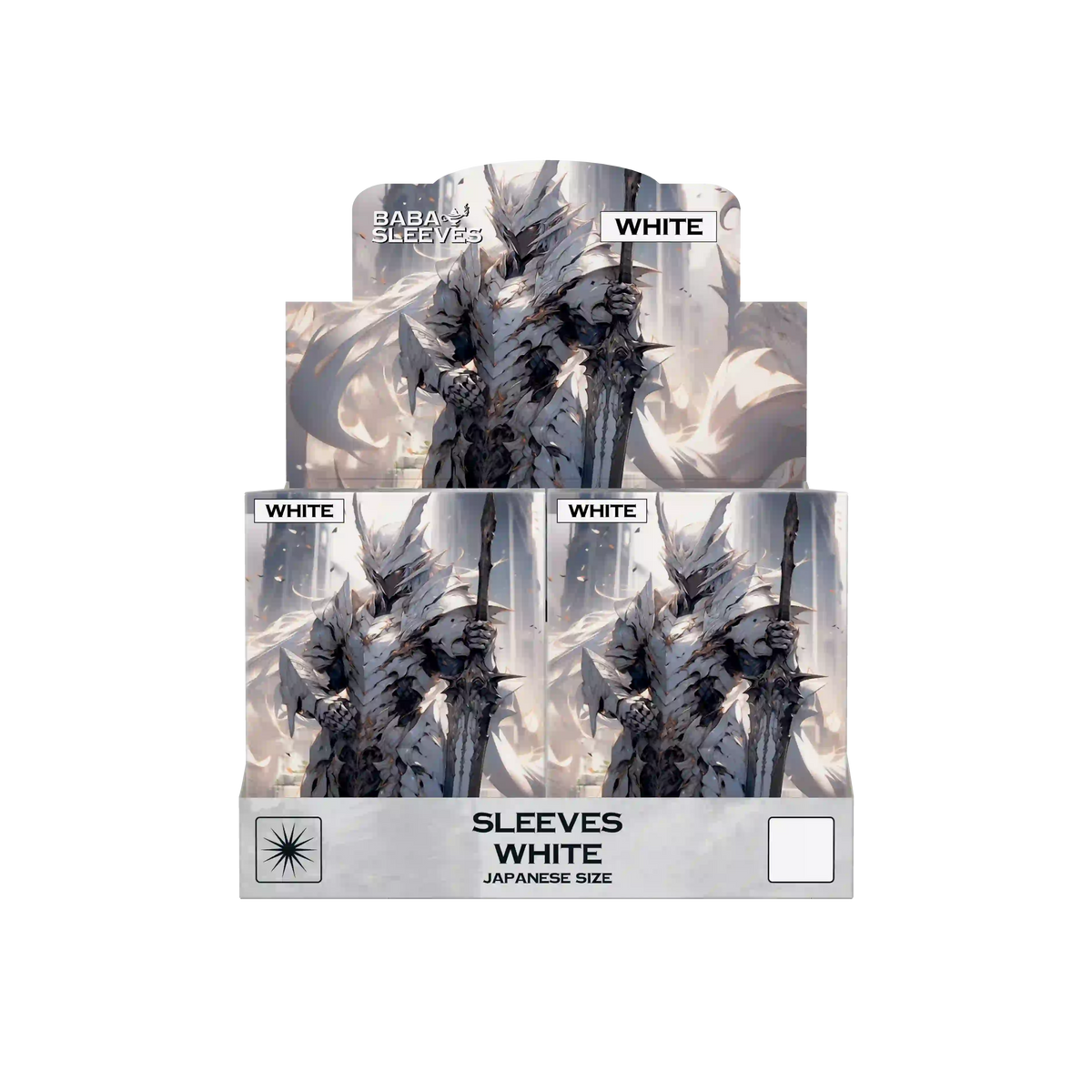 Baba Sleeves - Matte Weiße / White Hüllen Japan Size (60 Sleeves)