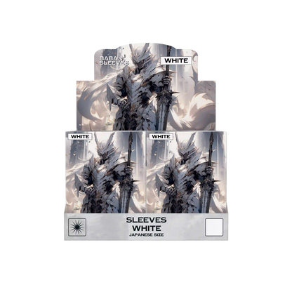 Baba Sleeves - Matte Weiße / White Hüllen Japan Size (60 Sleeves)