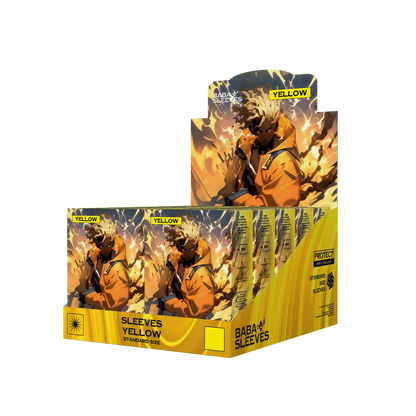 Baba Sleeves - Matte Gelbe / Yellow Hüllen Standard Size (100 Sleeves)