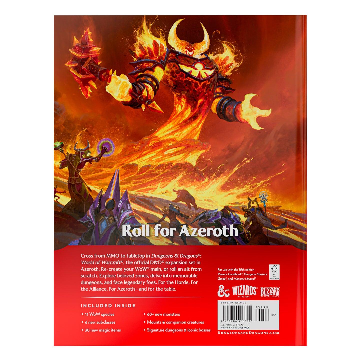 D&D - World of Warcraft Hard Cover - EN
