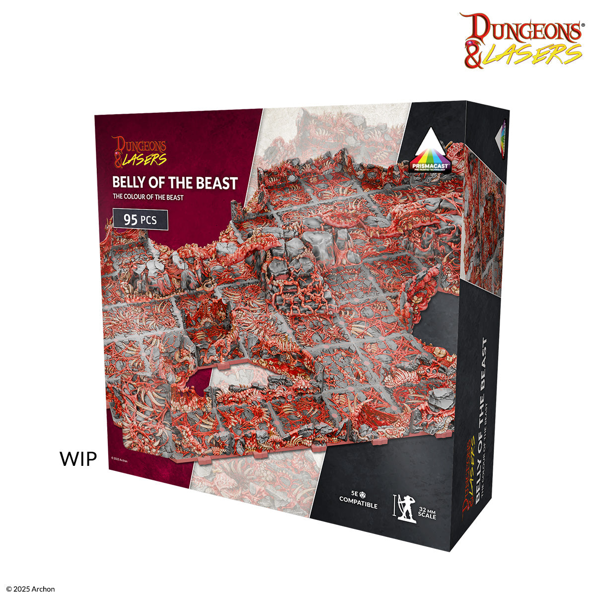 Dungeons & Lasers - Pre-painted Terrain : Belly of the Beast
