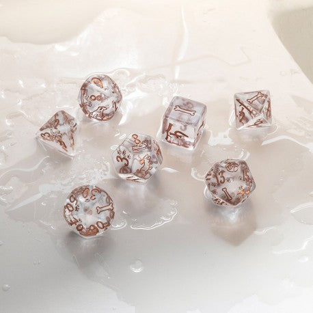 Q Workshop - DOGS: Bubbles 7pc RPG Dice Set