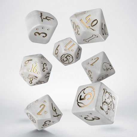 Q Workshop - DOGS: Charlie 7pc RPG Dice Set