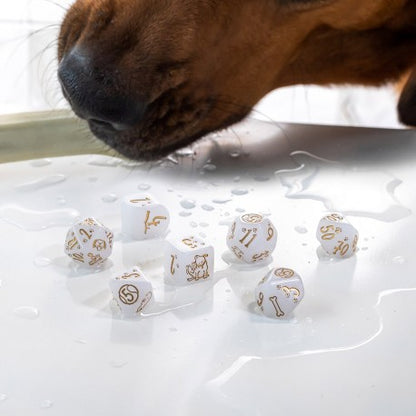 Q Workshop - DOGS: Charlie 7pc RPG Dice Set
