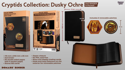Gatherers' Tavern - DOMARU 4-Pocket BINDER: Cryptids Collection: Dusky Ochre