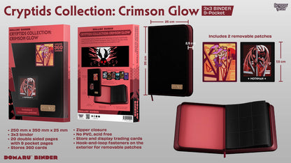 Gatherers' Tavern - DOMARU 9-Pocket BINDER: Cryptids Collection: Crimson Glow