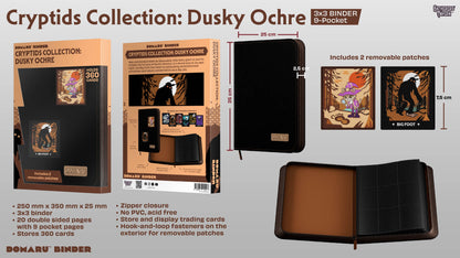 Gatherers' Tavern - DOMARU 9-Pocket BINDER: Cryptids Collection: Dusky Ochre
