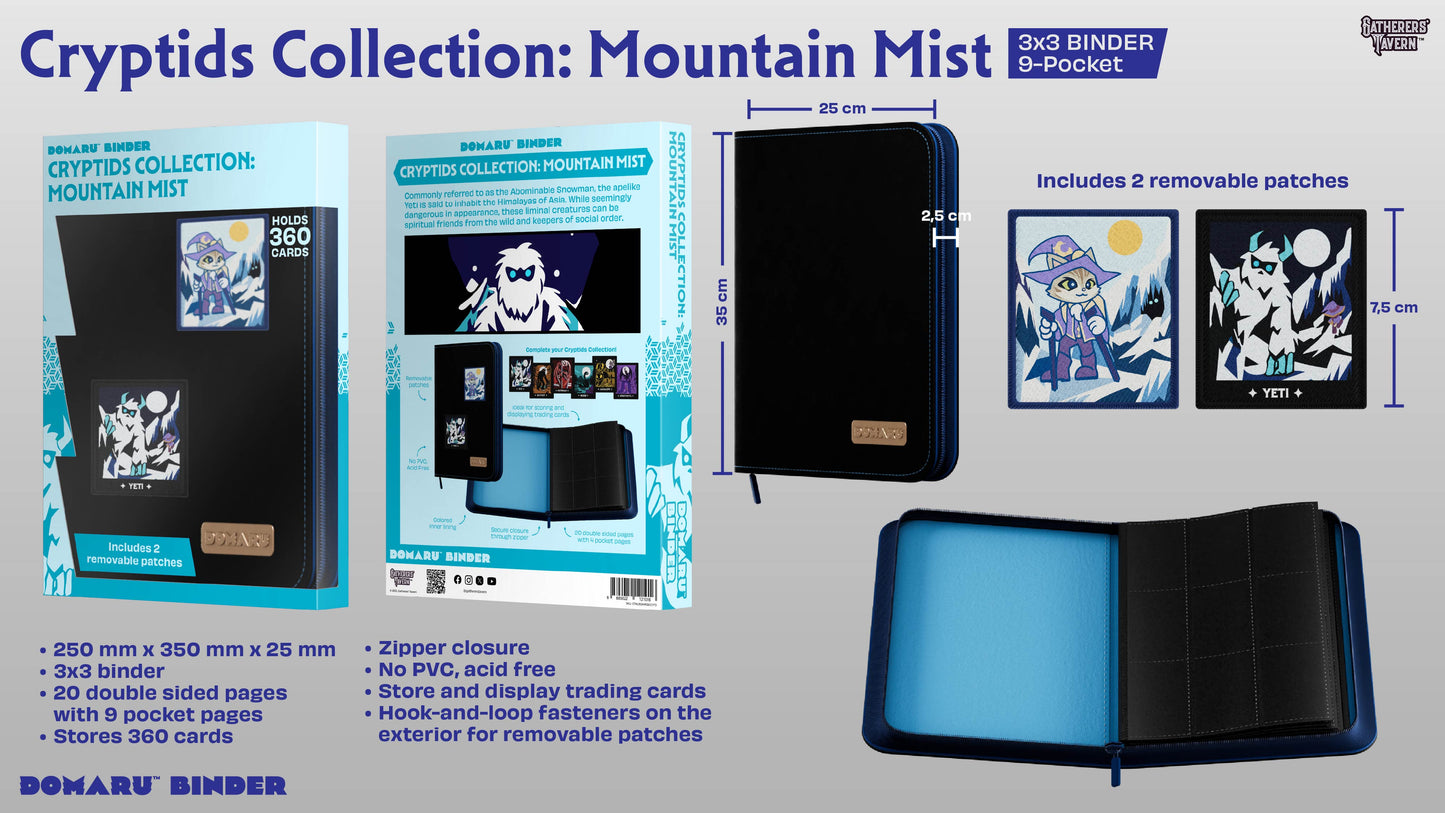 Gatherers' Tavern - DOMARU 9-Pocket BINDER: Cryptids Collection: Mountain Mist