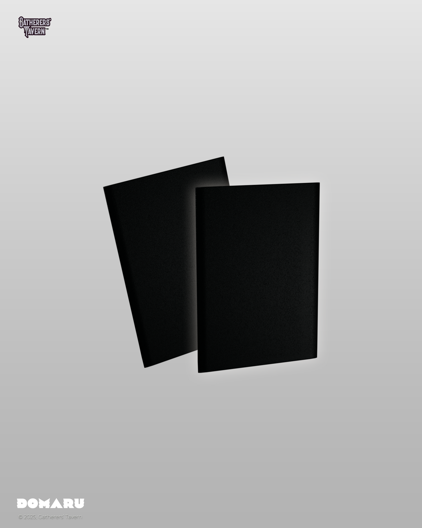 Gatherers' Tavern - DOMARU Regular Fit Standard Sleeves: Gothic Black (100 Sleeves)